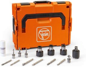 Fein Fabricator M12 Tapping-Set 3/4 Zoll Weldon in L-Boxx aus HSS in Orange - Bild 1