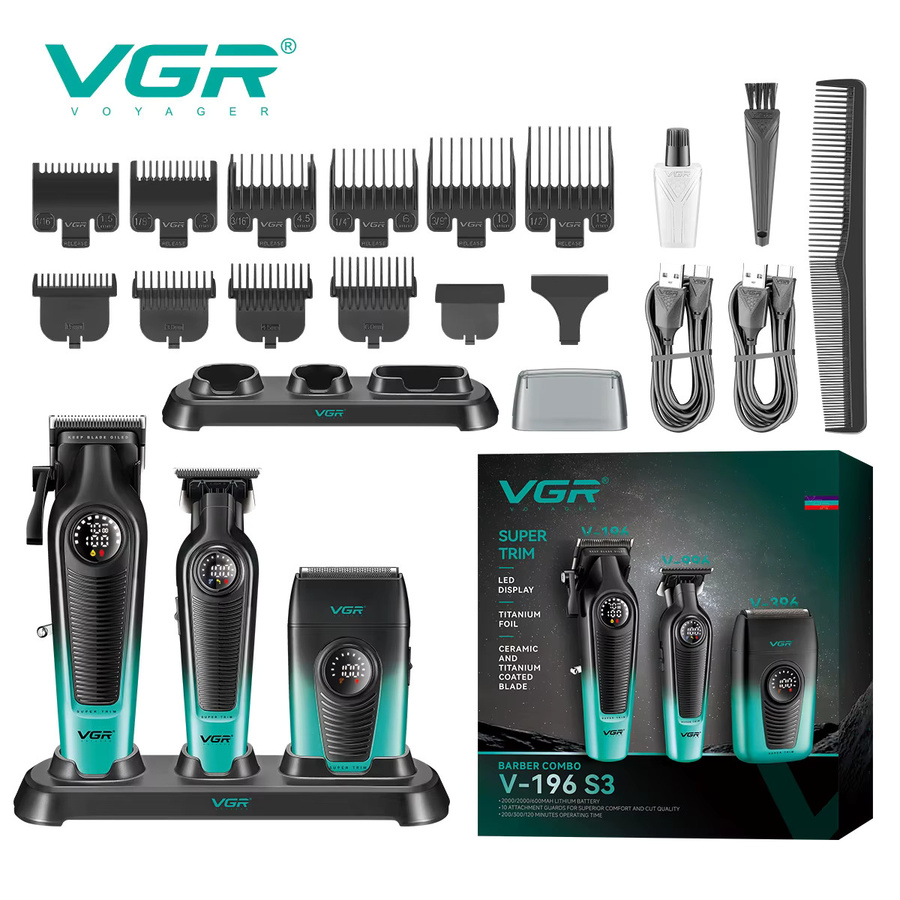 VGR Haarschneidemaschine, Kabellos, Herren, Gold Black - Bild 3