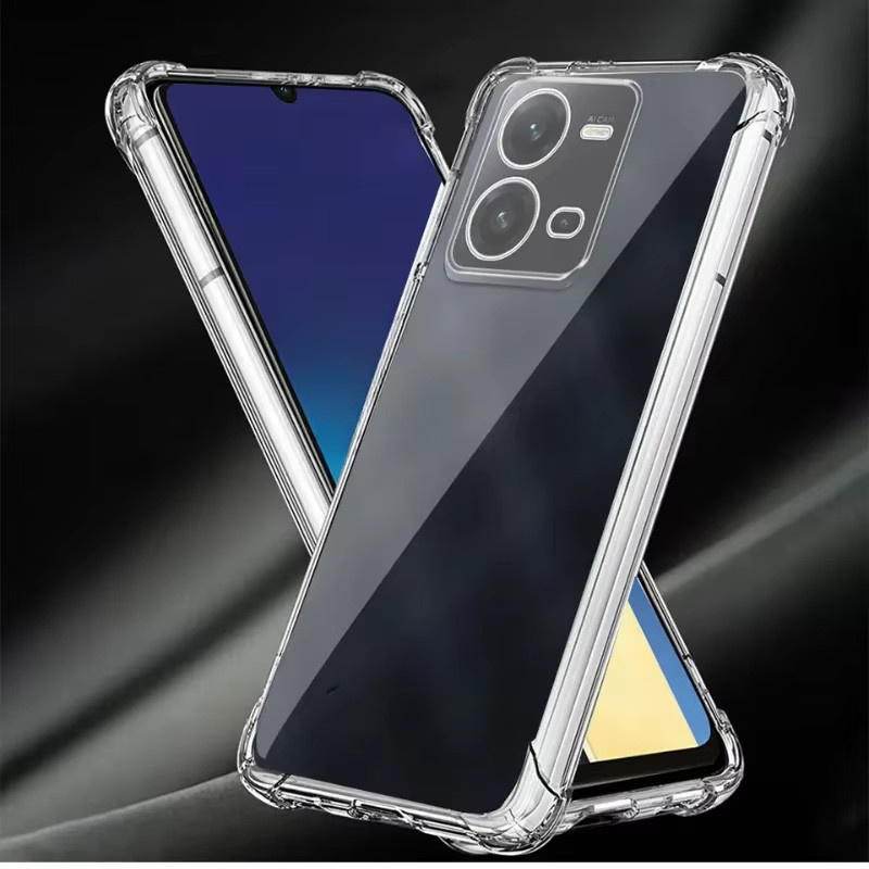 Transparente TPU Handyhülle mit Airbag-Anti-Sturz-Schutz für ViVO X80 Lite, V25 und V25E - Bild 4