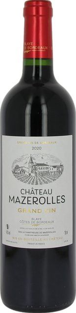 Château Mazerolles Rotwein Merlot 2020 Bordeaux trocken 0,75 l - Bild 1