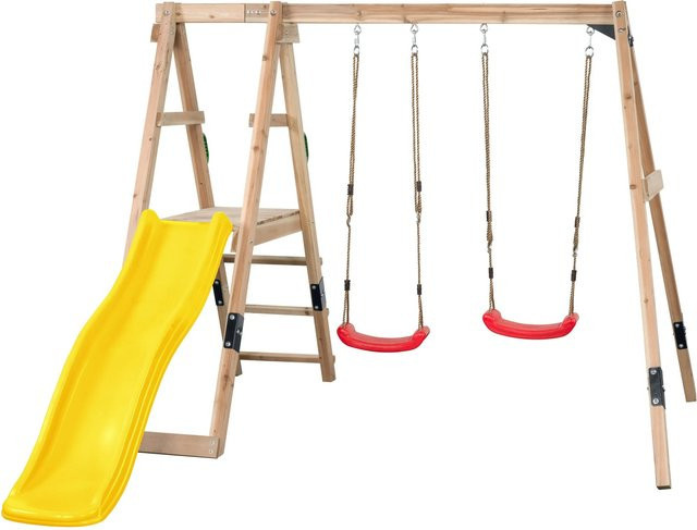 Swing King Ava Schaukel mit Wasserrutsche Gelb - Bild 1
