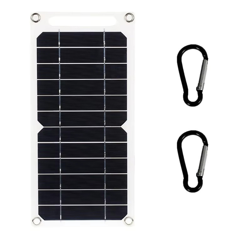 SNQP Solarpanel 30 W mit USB Typ-C, wasserdichtes tragbares Solarpanel in Schwarz für Camping und Outdoor - Bild 2