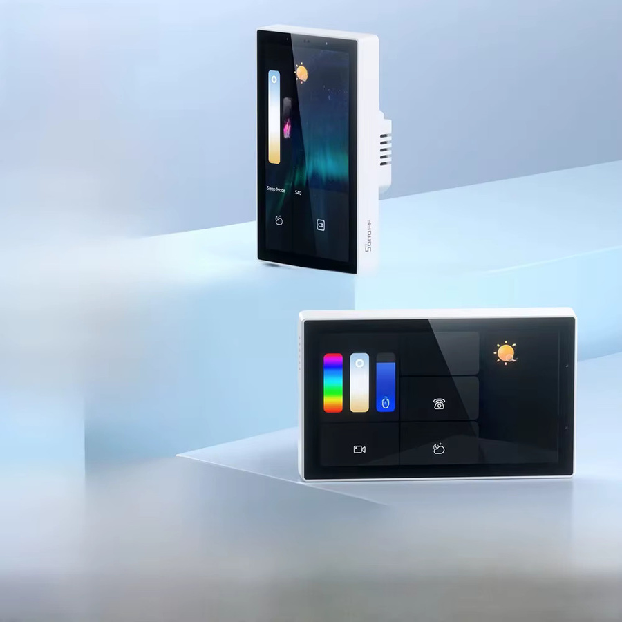 Sonoff NSPanel Pro 120 Smart Home Control Panel in Weiß mit Thermostat und Stromverbrauchsmessung zur Steuerung deiner Sonoff Geräte - Bild 1