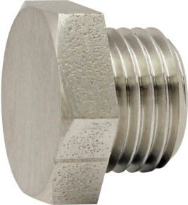 Riegler Verschlussschraube value line G 3/4 SW 30 aus vernickeltem Messing in Silber - Bild 1