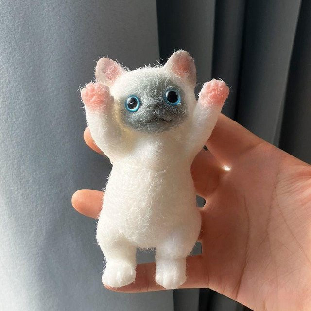 Katze Squishy Spielzeug, Tierfigur, ab 14 Jahren - Bild 1
