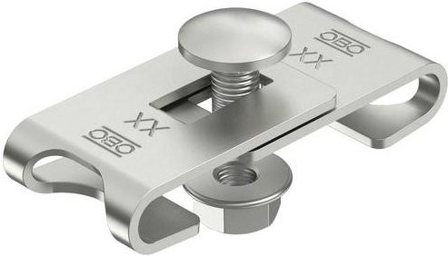 OBO Bettermann Verbindungselement aus Metall in Silber, 10 Stück - Bild 1