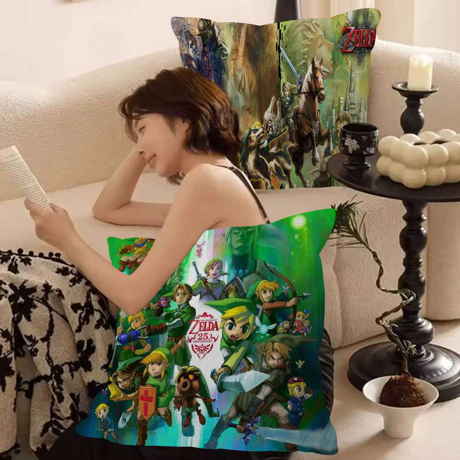 Beast Kingdom Legend of Zelda Kissenbezug, quadratisch, Multicolour, B/B/H: 30 x 30 x 30 cm - Bild 3