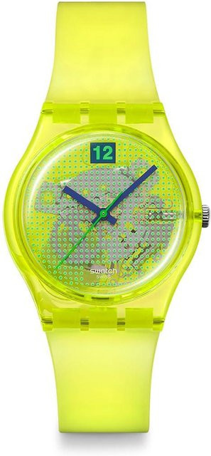 Swatch Analoguhr, Kunststoff, Gelb, Unisex - Bild 1