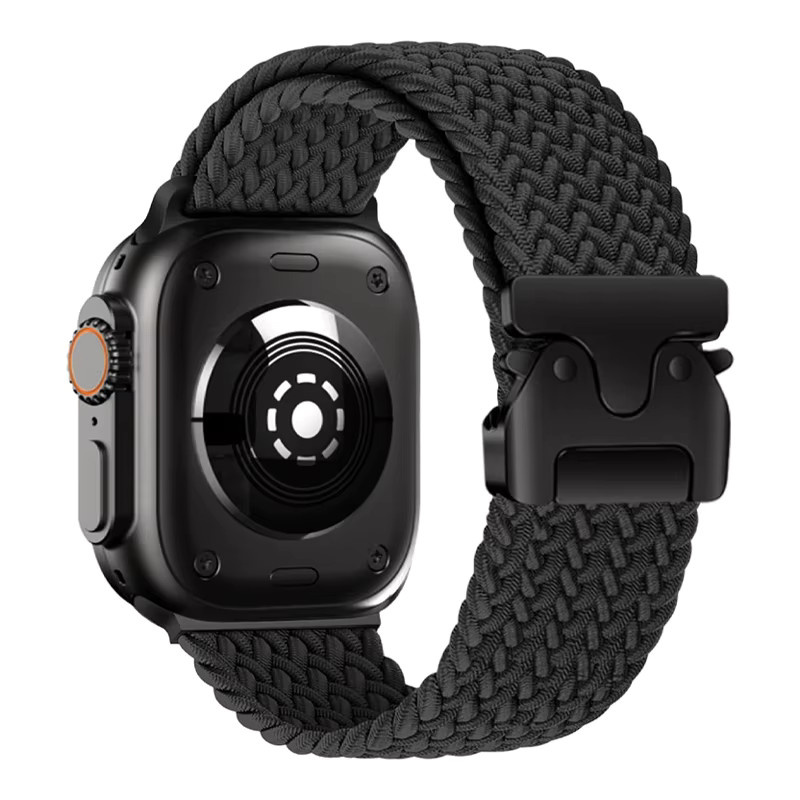 NEY Uhrenarmband Textil, Schwarz, Unisex - Bild 5