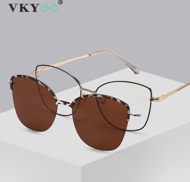VICKY Sonnenbrille Cat Eye, polarisiert, braun - Bild 1