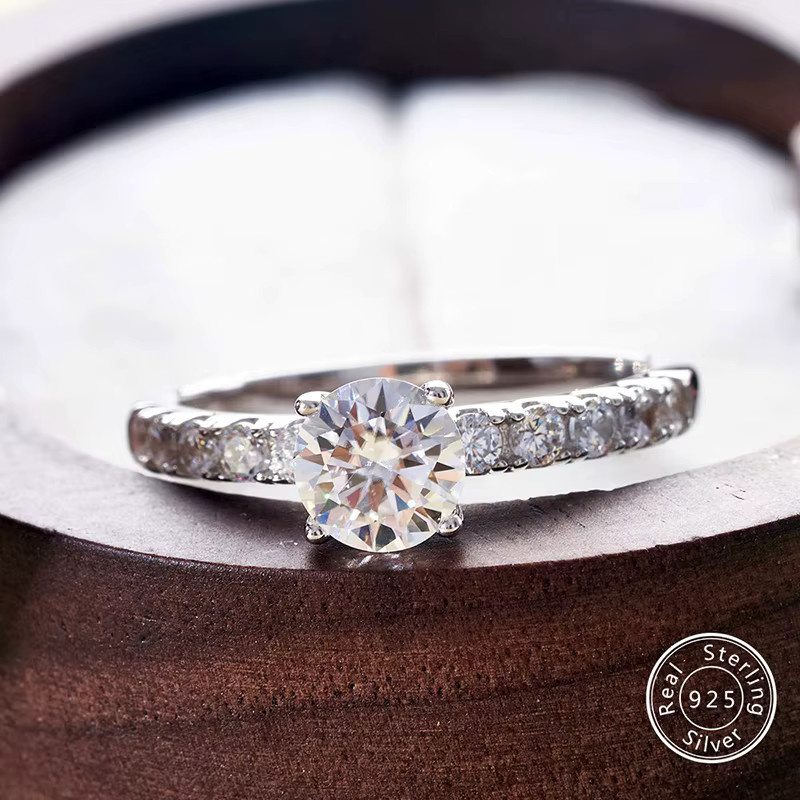 Joyce Kelly Damen-Ring, 925 Silber, Diamant, 1 Karat - Bild 2