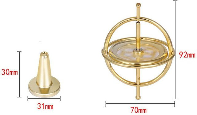 Metall Gyroskop Anti-Schwerkraft Kreisel Balance Lernspielzeug - Bild 1