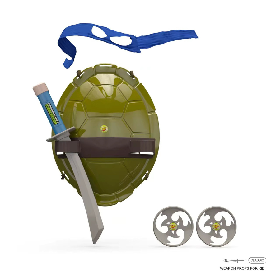 HEROCROSS Ninja-Cosplay Schildkrötenpanzer-Requisiten, Zubehör, Lila - Bild 3