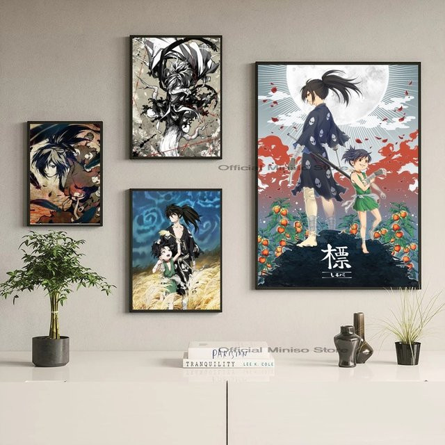 Dororo Hyakkimaru Anime Wandposter Selbstklebend Wasserfestes Papier für Wanddekoration Multicolor - Bild 1
