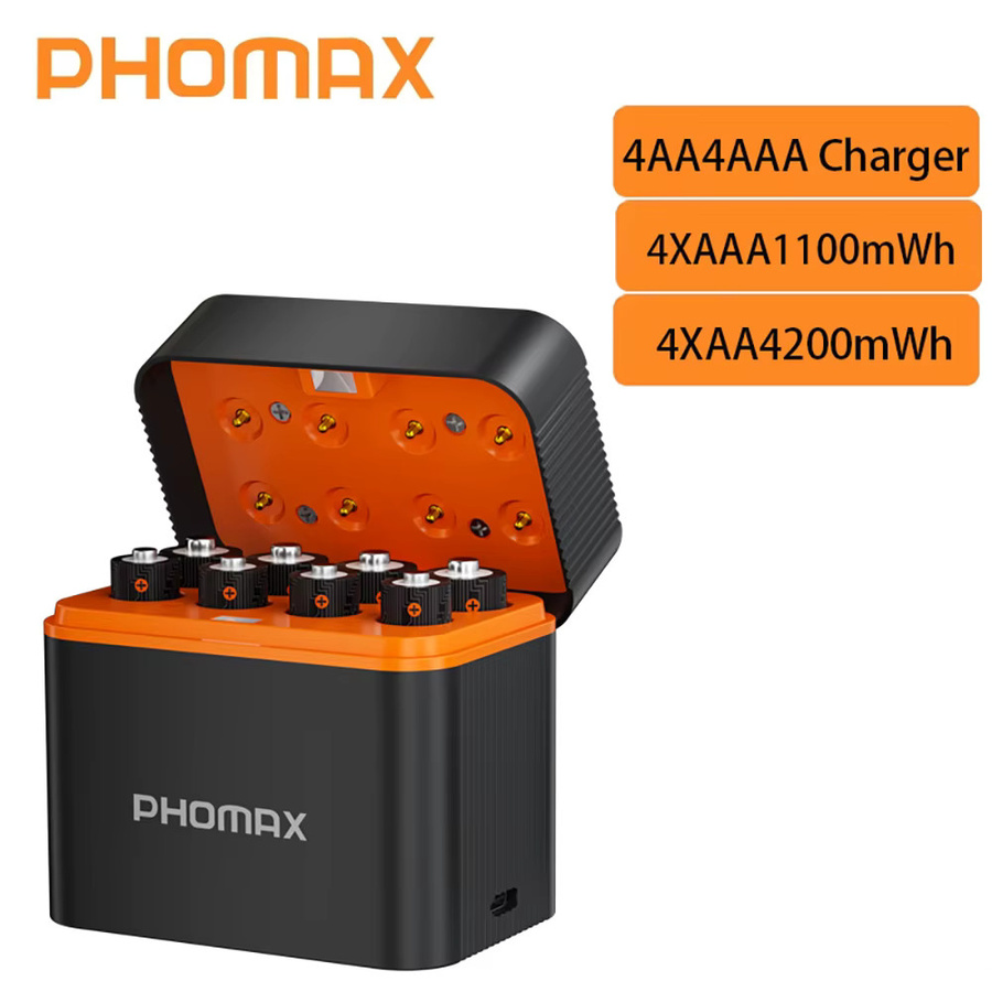 PHOMAX Lithium-Akkus AA und AAA in Schwarz mit 4200 mWh und 1100 mWh für Fernbedienungen, Spielzeug und Lautsprecher - Bild 4