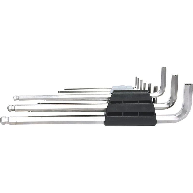 KS Tools Innen6kant-Winkelstiftschlüssel-Satz XL aus Edelstahl, 9-teilig, Silber - Bild 2