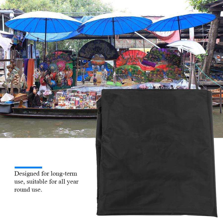 Wasserdichte und rostfreie Schirmhülle aus Oxford-Stoff mit PU-Silberbeschichtung von CosyHome, B/T/H: 50 x 70 x 40 cm - Bild 7