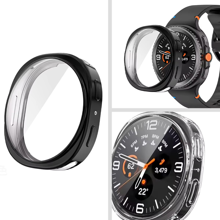 CAOWTAN Schutzhülle für Samsung Galaxy Watch 8, TPU Abdeckung mit Bildschirm Schutz, Unisex - Bild 3