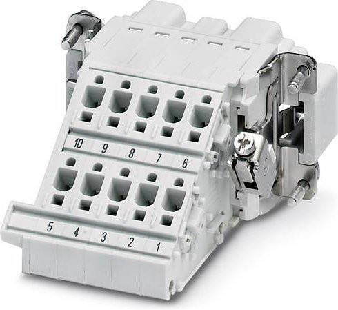 Phoenix Contact Klemmenadapter HC-B 10-A-DT-PEL-M in Weiß, 5 Stück - Bild 1