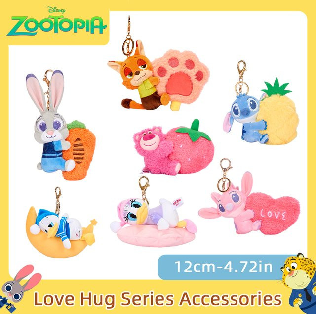 Disney Toy Story Plüsch-Schlüsselanhänger, Judy Nick Lotso Stitch - Bild 1