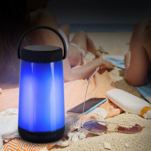 Näve LED-Außentischleuchte RGB in Schwarz mit Dämmerungssensor und Akku, Höhe: 18 cm, Durchmesser: 9 cm - Bild 5