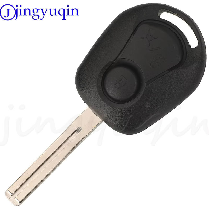 JYQ Auto Fernbedienung Ersatzschlüssel mit 2 Tasten für Ssangyong Actyon Kyron Rexton in Schwarz (315 MHz, 433,92 MHz, 447 MHz, 4D60 Chip) - Bild 2
