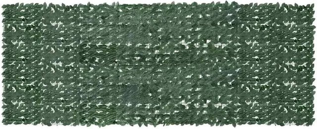 vidaXL Balkon-Sichtschutz mit dunkelgrünen Blättern, Breite: 400 cm, Höhe: 150 cm - Bild 1