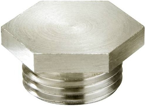 Wiska VSM 20 Ni Verschlussschraube schlagfest M20 aus Metall in Silber - Bild 1