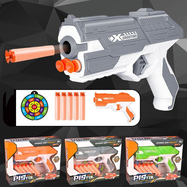 MYGVN Weichgeschoss-Spielzeugpistole, Dart-Blaster, Kunststoff, bunt, ab 8 Jahren - Bild 1