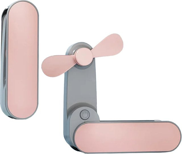 Tragbarer Mini Ventilator Techsuit TF1, Rosa, wiederaufladbar - Bild 1