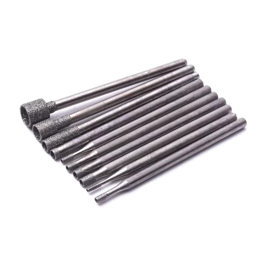 Vibratite Schleifkopf mit Schaft als Schleifstift und Rotationswerkzeug zum Schleifen und Gravieren von Glas, Fliesen, Keramik und Metall - Bild 2