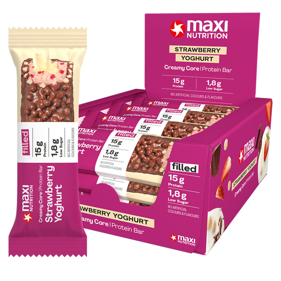 MaxiNutrition Proteinriegel Creamy Core 12 x 45 g - Bild 2