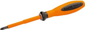 Klein Tools VDE Schraubendreher PlusMinus PZ1 Schwarz Orange 4,5mm 80mm - Bild 1
