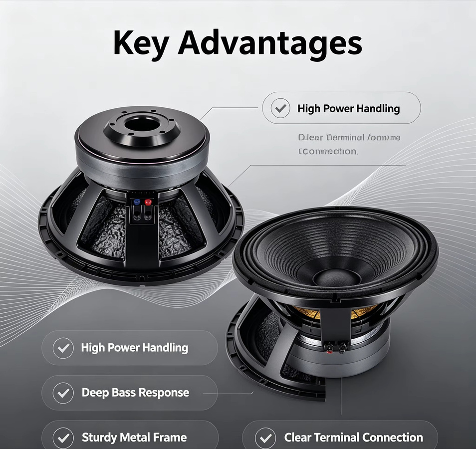 L18X452 CF18805 Aktiver Bühnen-Subwoofer 18 Zoll mit 2000W Leistung in Schwarz - Bild 2