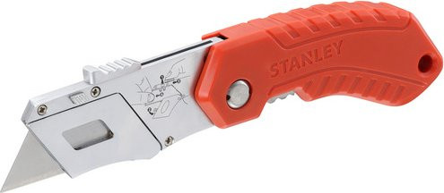Stanley Sicherheits-Klappmesser mit 18mm Snap-Off Klinge in Rot - Bild 1