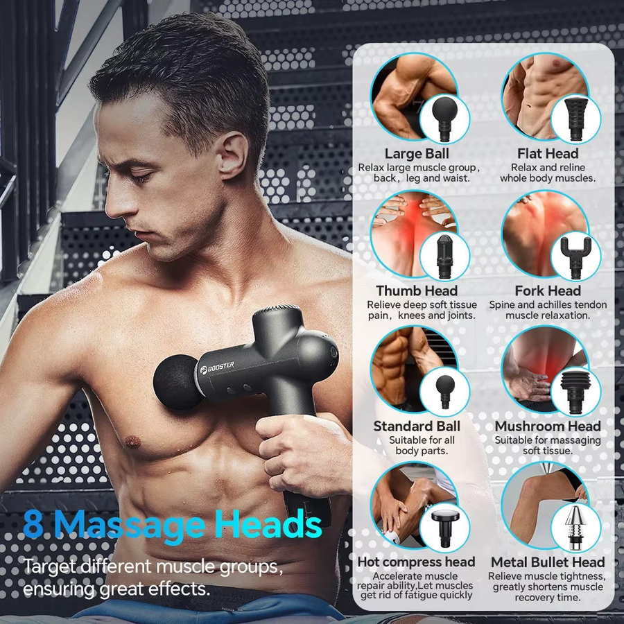 Booster Smart Hit Massagepistole, Unisex - Bild 4