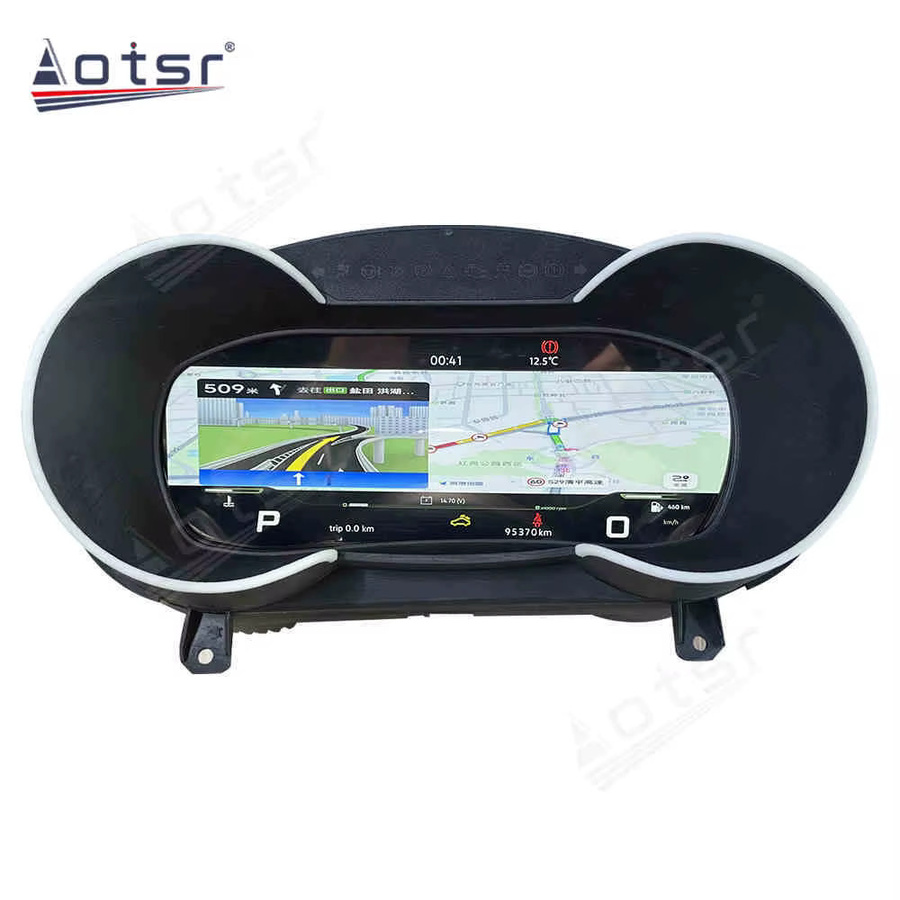 Aotsr Drahtloses CarPlay LCD Instrumentencluster für Audi TT 2008 bis 2014 mit Android Multimedia Player und Bluetooth in Schwarz - Bild 3