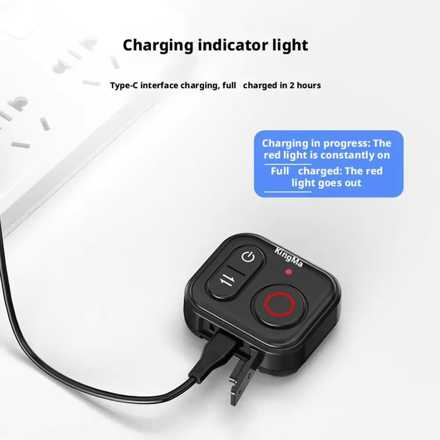 DJI Action 6 Bluetooth Fernbedienung Watch 50M Kabelloser Wasserdichter Fernauslöser in Schwarz - Bild 3