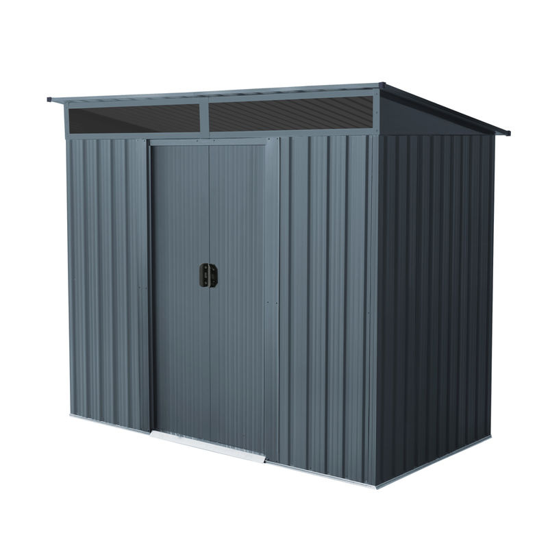 Pergart Gerätehaus Lüttich 84, anthrazit matt, 3,14 m² - Bild 3