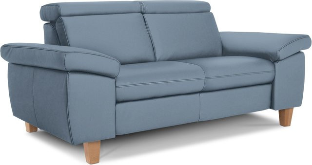 vito Sofa TONGA 2,5 Sitzer Modern mit Stoffbezug und Eichenholz - Bild 1