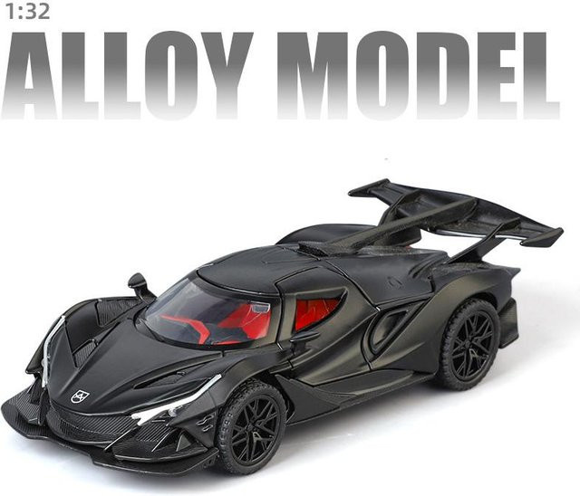 Linyi toy car Apollo Intensa Emozione, Sportwagen Modell, 1:32, Metall, mit Licht und Sound, ab 18 Jahre - Bild 1