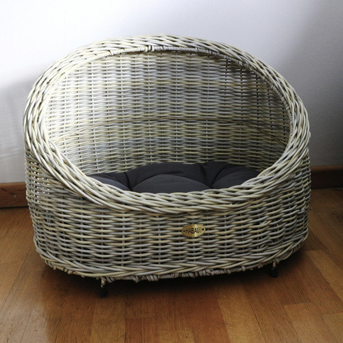 HABAU Tiersofa für Hunde mit Kissen in Grau, B/H/T: 53 x 40 x 36 cm - Bild 2