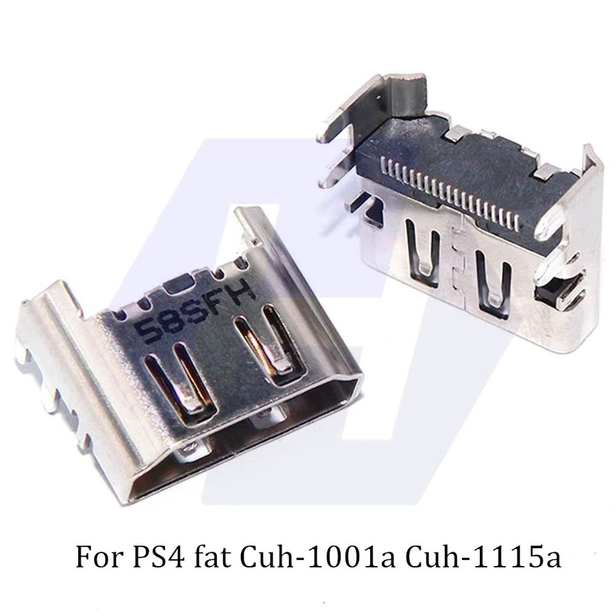 YXTVGAME 10 Stück HDMI-Anschluss Ersatzset für PS5 und PlayStation 4 Slim/Pro/Fat in Silber - Bild 2