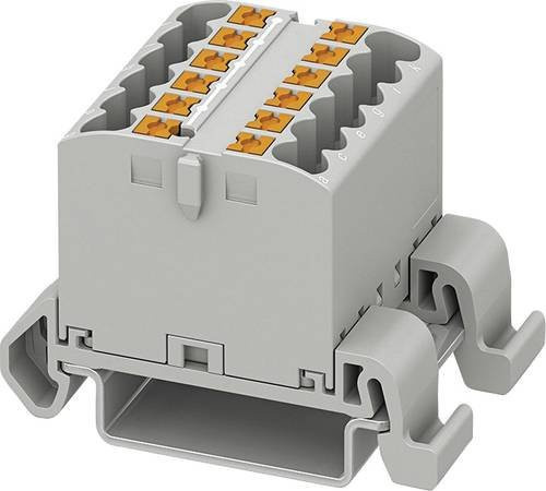 Phoenix Contact Verteilerblock 3273154 Zugfeder Grau 8 Stück Breite: 31,2 mm - Bild 1