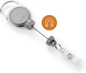 Durable Jojo Extra Strong Schlüsselband mit Clip in Grau, Länge: 600 mm - Bild 1