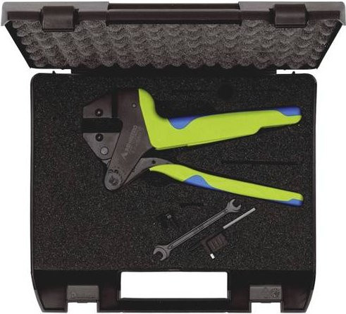 Rennsteig Werkzeuge Crimp-Systemzange 200 mm im Koffer, Stahl, Mehrfarbig - Bild 1