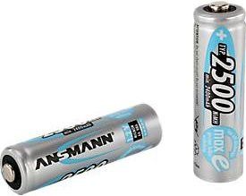 Ansmann maxE HR06 Mignon AA NiMH Akku 2500 mAh 1.2V, 4er Pack, Silber - Bild 4