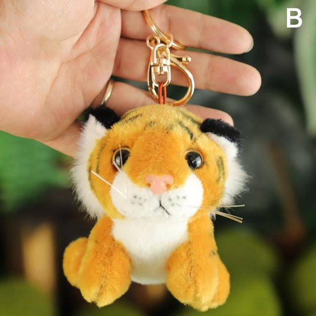 Linyi toy Tiger Plüsch Anhänger, Stofftier, braun, ab 3 Jahre - Bild 1