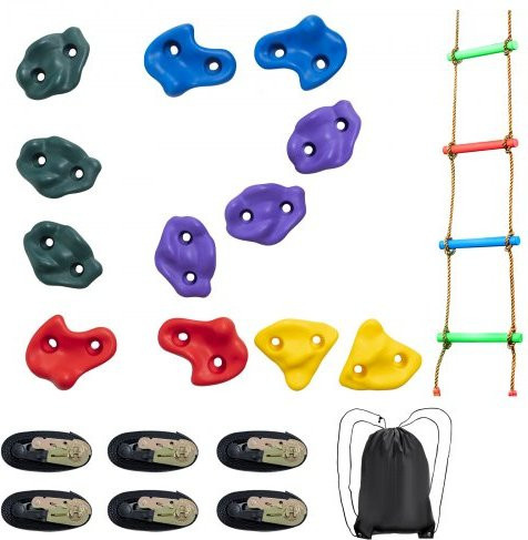 VEVOR Ninja Warrior Tree Climbing Kit, Bunt / Mehrfarbig - Bild 1