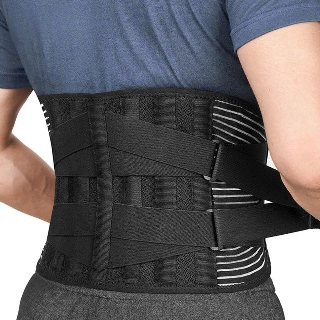 Untere Rückenstütze mit 6 Streben, orthopädische Lendenwirbelstütze, M - Bild 1